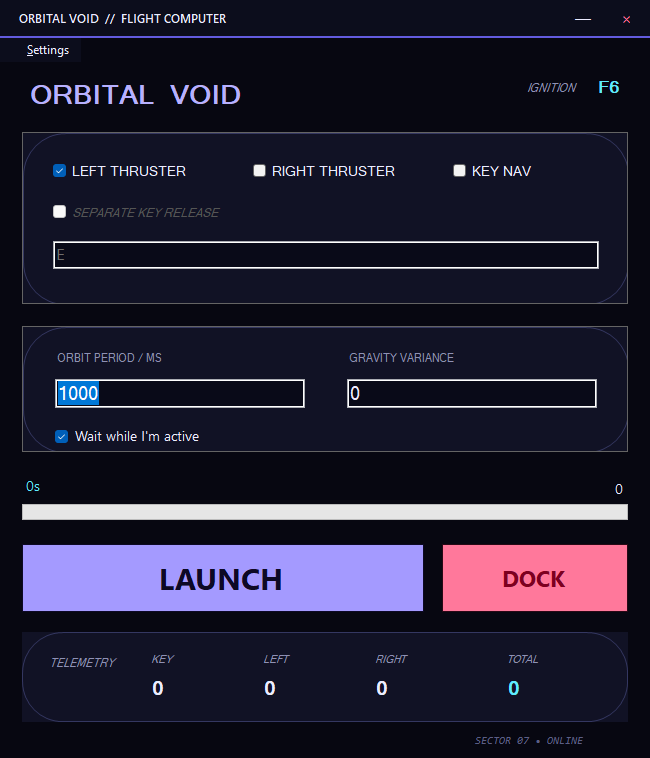 Orbital Void custom AutoClicker skin